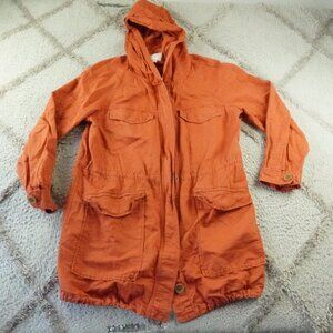 LOFT Orange Utility Jacket